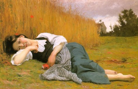 Rest in Harvest - William-Adolphe Bouguereau